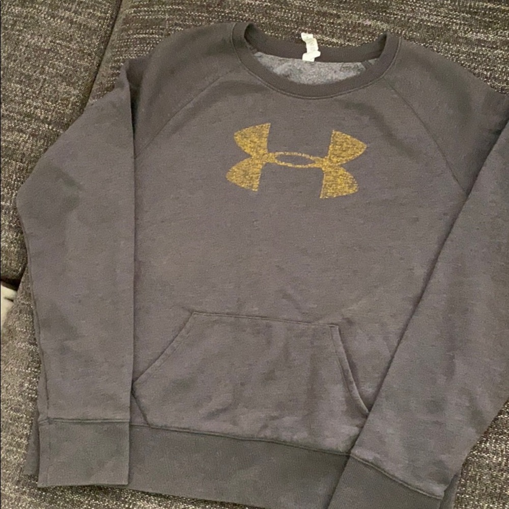 Under Armour Sweatshirt Gray Size XL